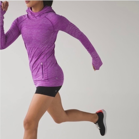 Lululemon Rest Less Hoodie Heathered Tender Violet size 6 Purple - Picture 1 of 14